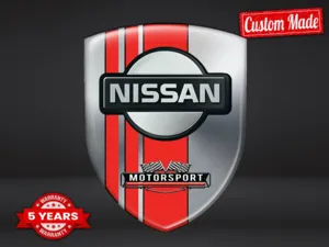 Nissan Gedruckte Logoaufkleber Stilvoll Max Pro Haltbar